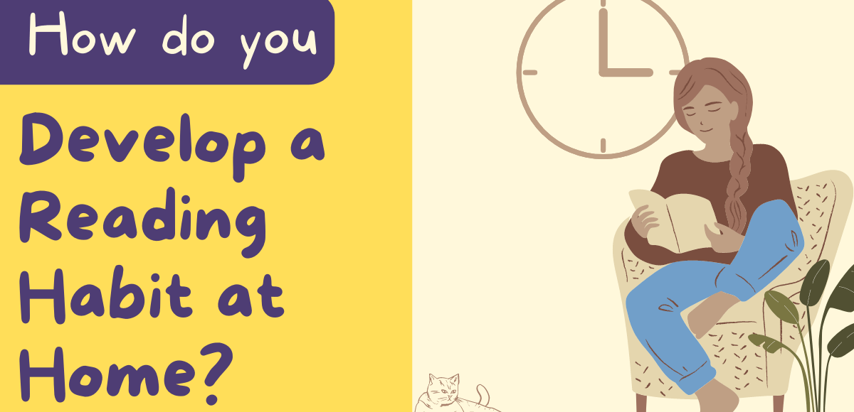 Featured photo for blog post by Joe Walters about developing a reading habit at home.