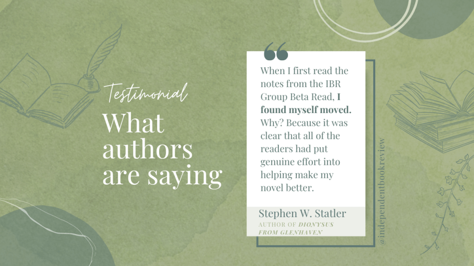 Stephen statler likes ibr's group beta reading service